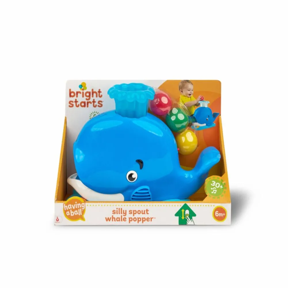 Aktivitetsleke, Bright Starts, Silly Spout Whale Popper Discount