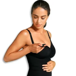 Ammesinglet, Sømløs, Carriwell, Sort