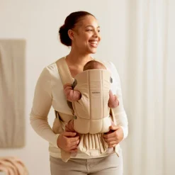 Babybjørn Bæresele Mini Vevd, Beige Outlet