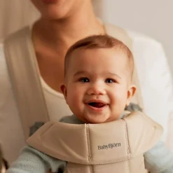 Babybjørn Bæresele Mini Vevd, Beige Outlet