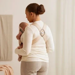 Babybjørn Bæresele Mini Vevd, Beige Outlet