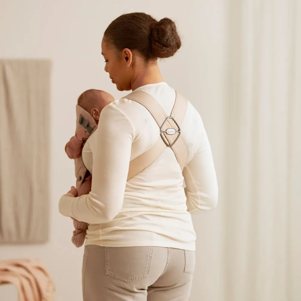 Babybjørn Bæresele Mini Vevd, Beige Outlet
