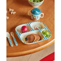 Rice Babyservise i gaveeske, Blå skogmotiv, Online