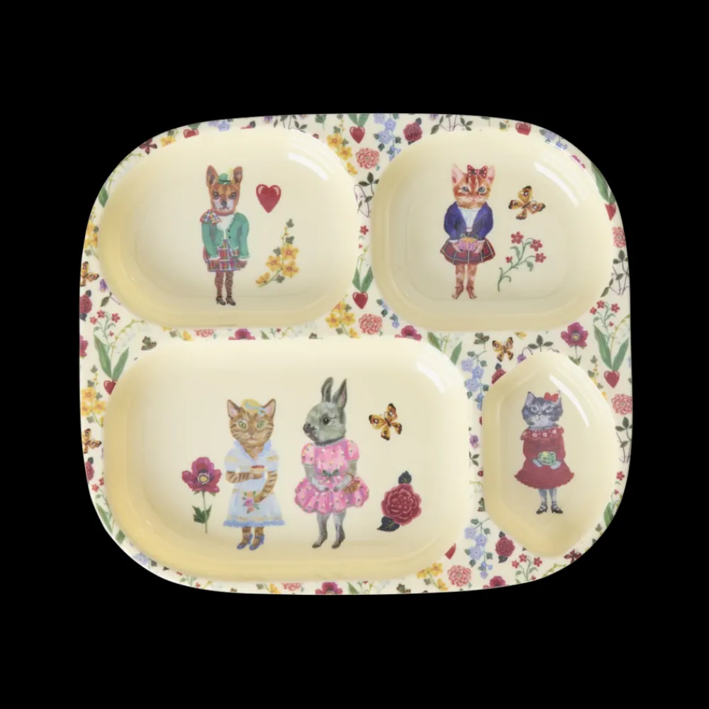 Rice Babyservise i gaveeske, Nathalie Lété-design, Krem, Clearance