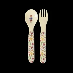 Rice Babyservise i gaveeske, Nathalie Lété-design, Krem, Clearance