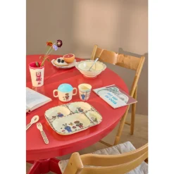 Rice Babyservise i gaveeske, Nathalie Lété-design, Brun, New