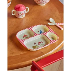 Rice Babyservise i gaveeske, Rosa skogmotiv, Sale