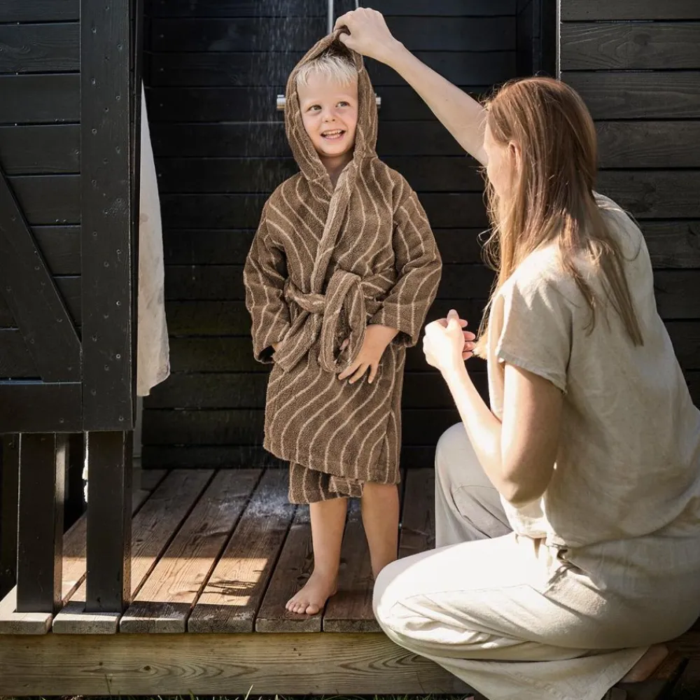 Leander Badekåpe, , Woodland, Mocca Online