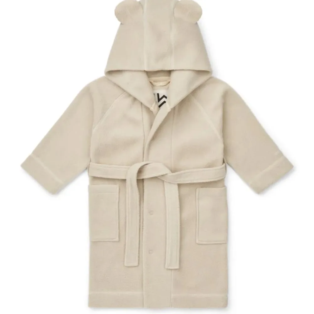 Liewood Badekåpe, , Saki, Fleece, Silver lining Best