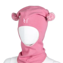 Kivat Balacalava, , Bomull, Rosa, Sommerfugl Clearance