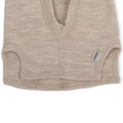 Lillelam Balaclava Dobbel, , Lys Beige Outlet