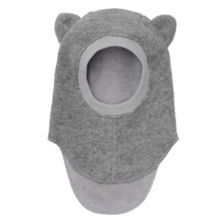 Huttelihut Balaclava, , Ears Wool, Medium Grey Melange