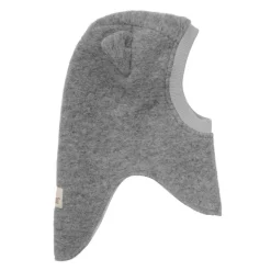 Huttelihut Balaclava, , Ears Wool, Medium Grey Melange