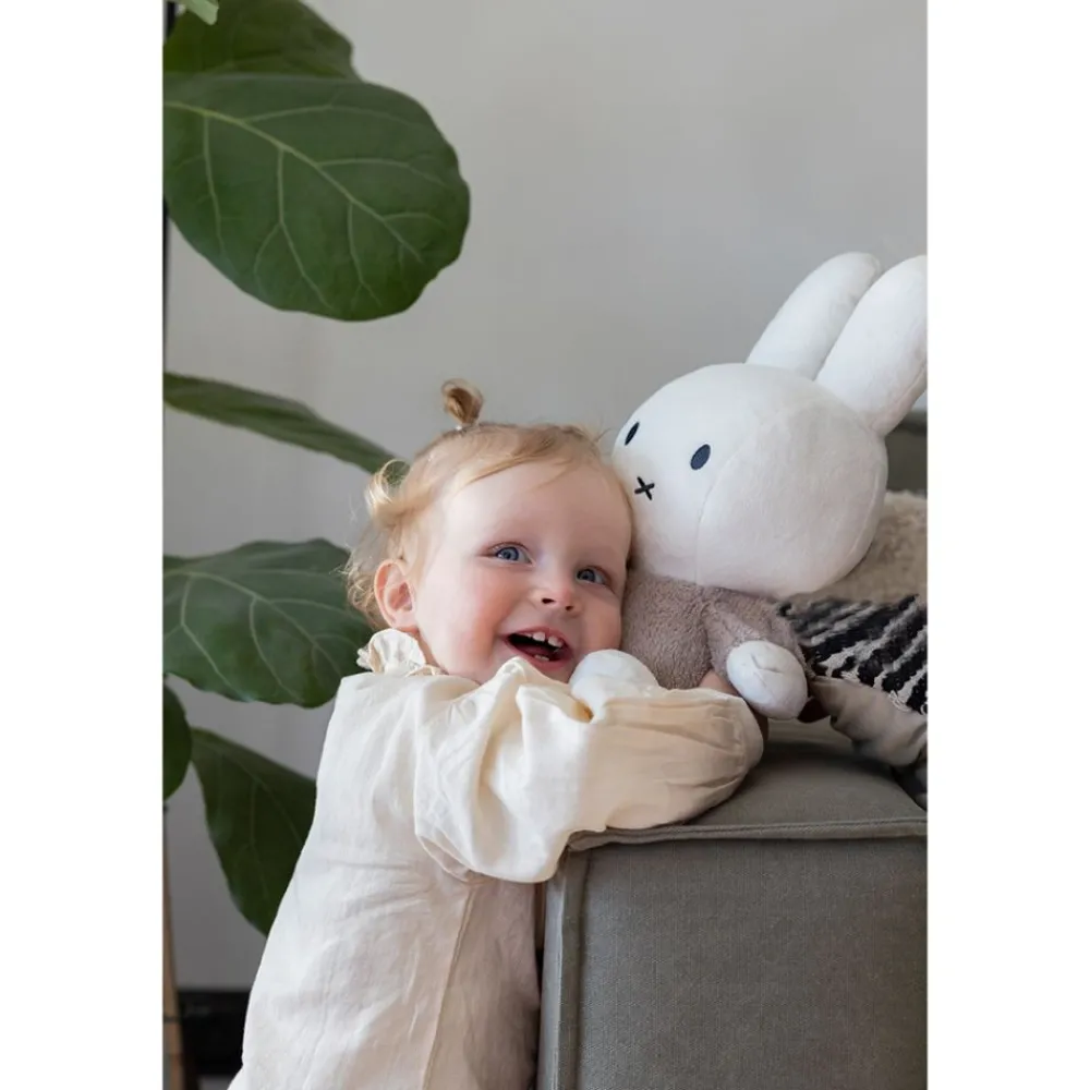 Bamse, Miffy, Fluffy Taupe 35cm