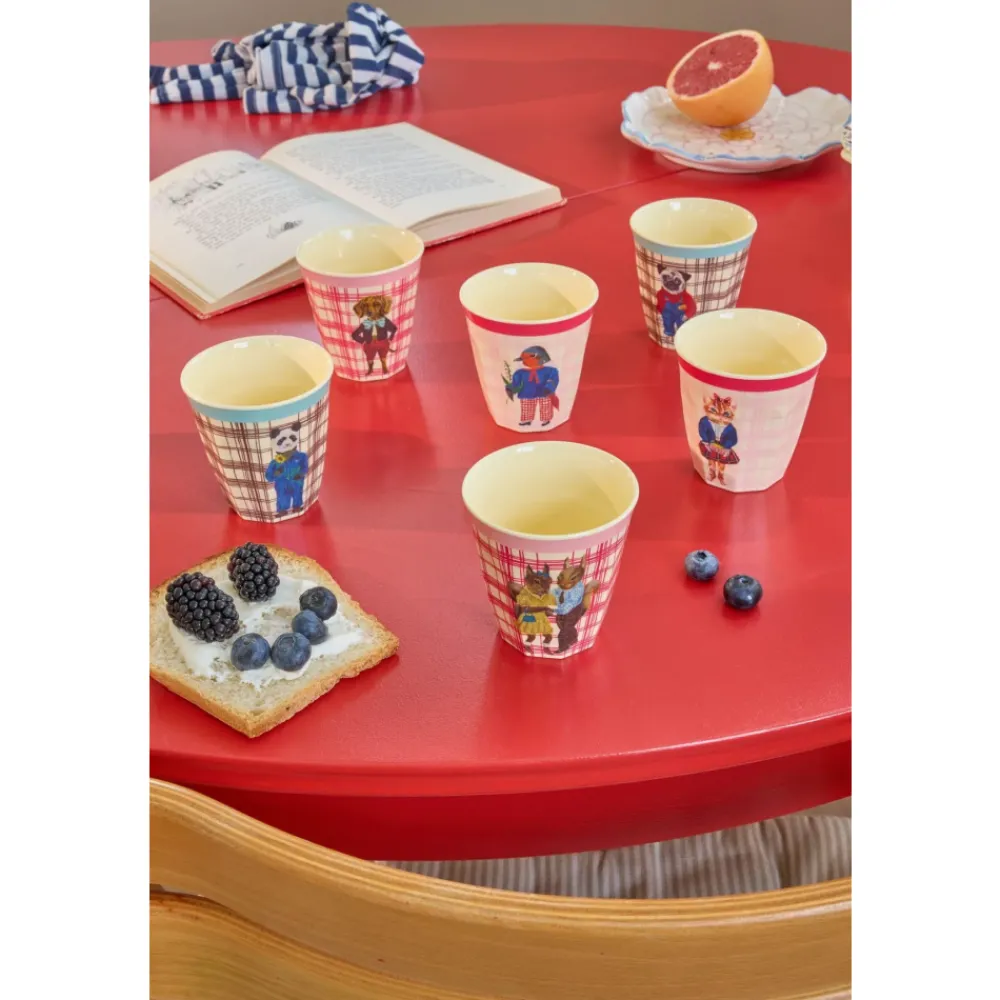 Rice Barnekopper med Nathalie Lété-design 160 ml, 6pk, Clearance