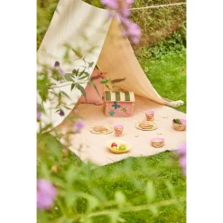 Rice Barnetallerken med blomsterdesign, New