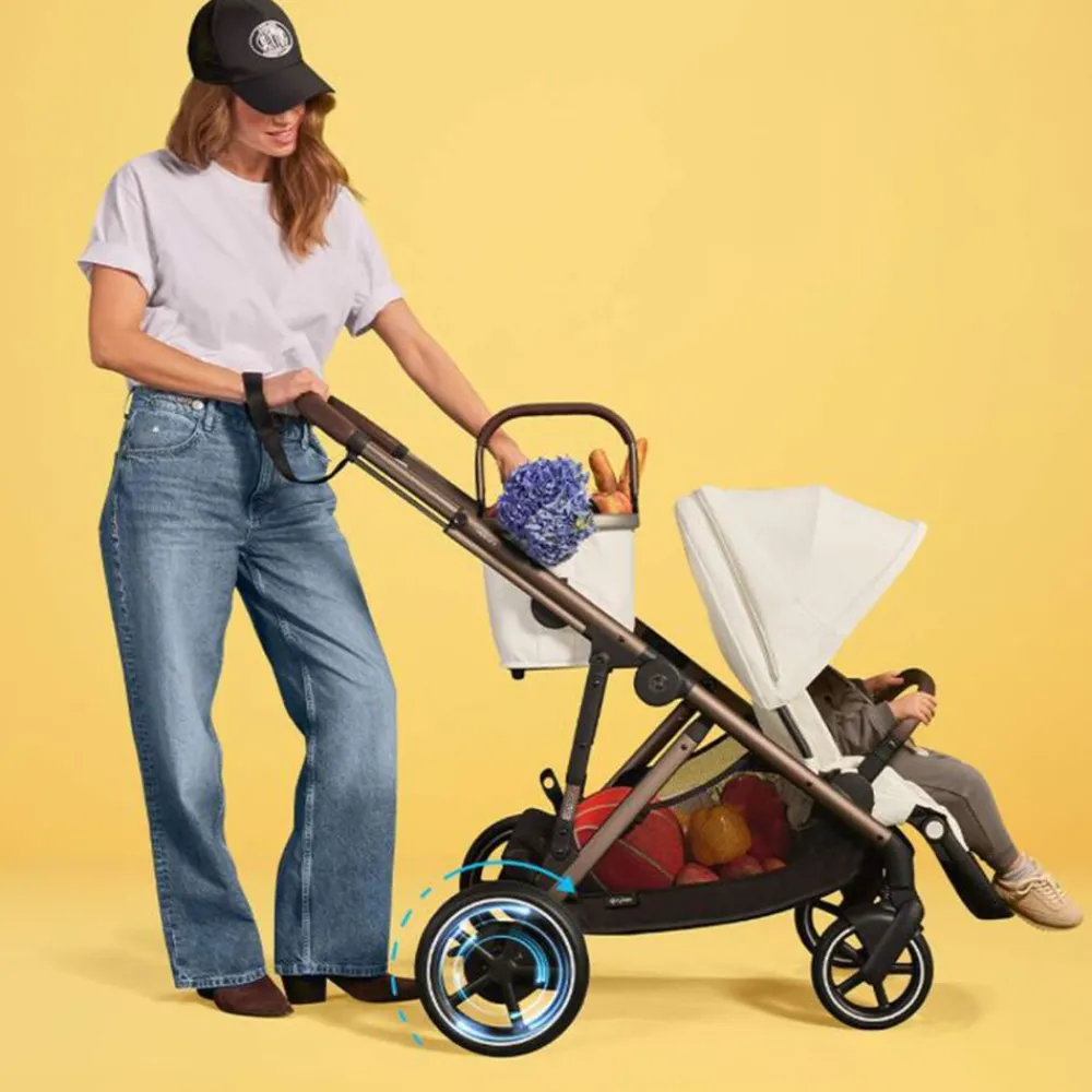 Cybex Barnevogn, , eGazelle S, TPE, Almond Beige Best