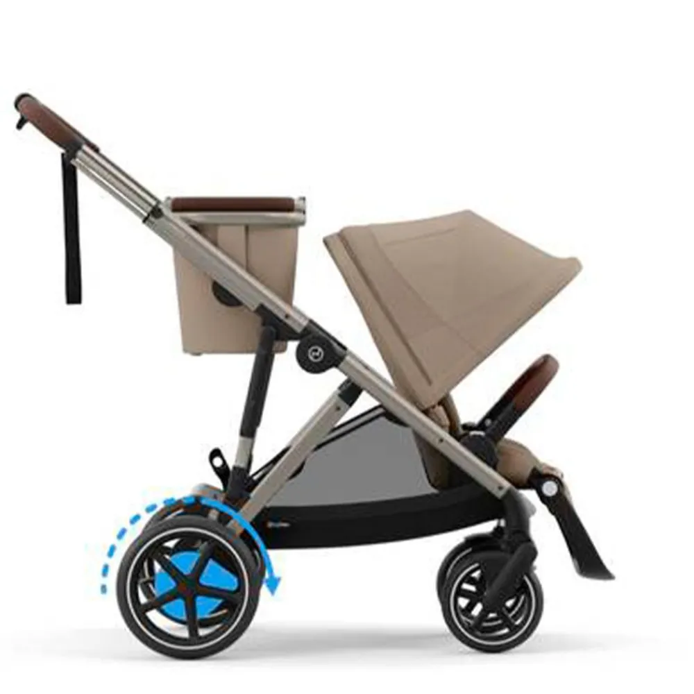 Cybex Barnevogn, , eGazelle S, TPE, Almond Beige Best