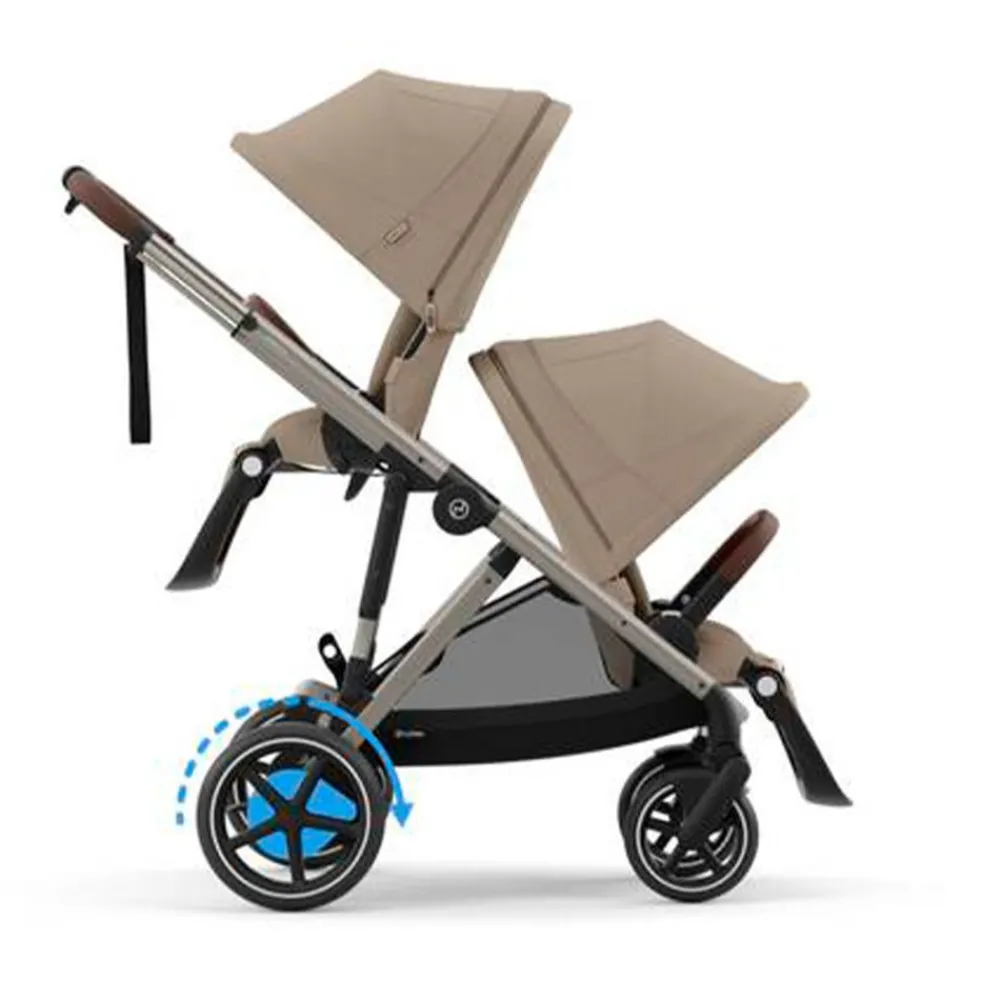 Cybex Barnevogn, , eGazelle S, TPE, Almond Beige Best