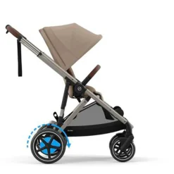 Cybex Barnevogn, , eGazelle S, TPE, Almond Beige Best
