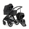 Barnevogn, Komplett Emmaljunga, Sento Pro Flat Urban, Black Sale