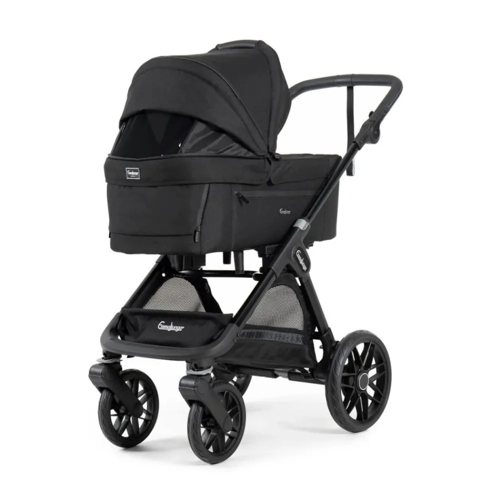 Barnevogn, Komplett Emmaljunga, Sento Pro Flat Urban, Black Sale