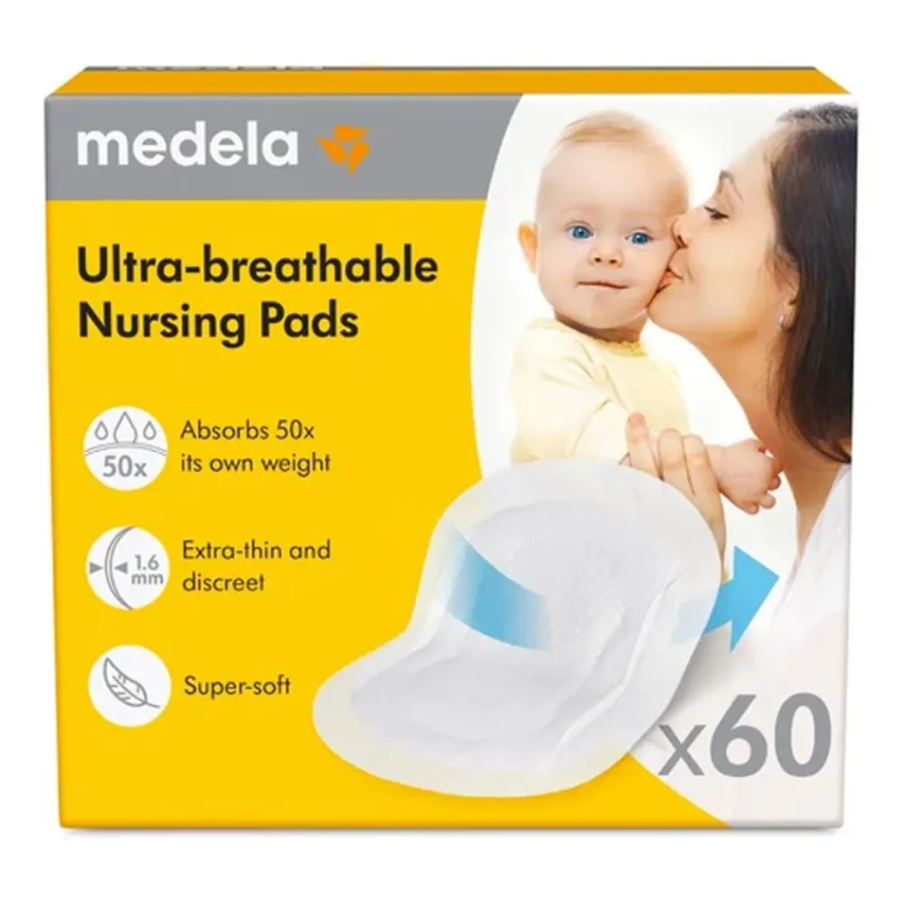 Medela BH-innlegg Ultra Breathable, , 60pk Clearance