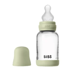 BIBS Glassflaske, Silikon, 120 ml, Slow Flow, Sage Sale