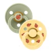 BIBS Smokk,  2 pk, Ladybug, Latex Size 3, Sage Mix New