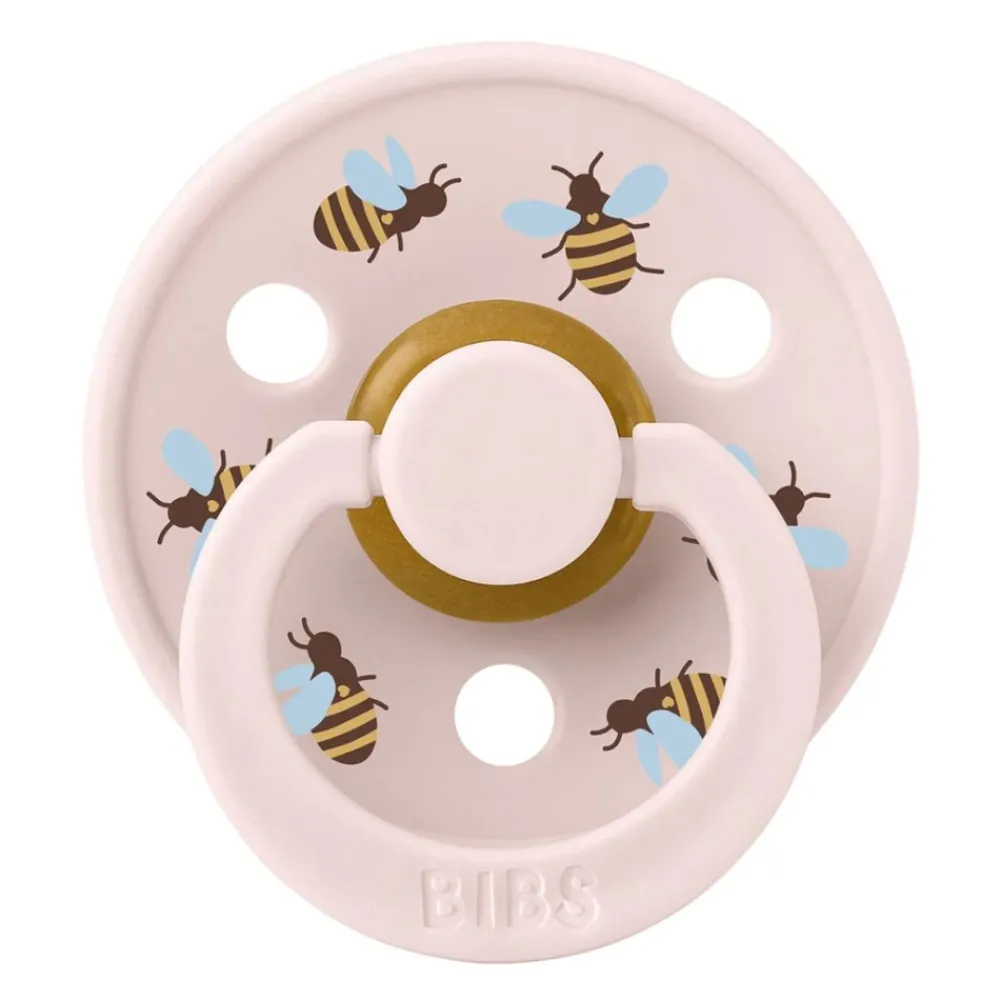 BIBS Smokk, Bumblebee Friends, Latex Size 1, Petal Discount