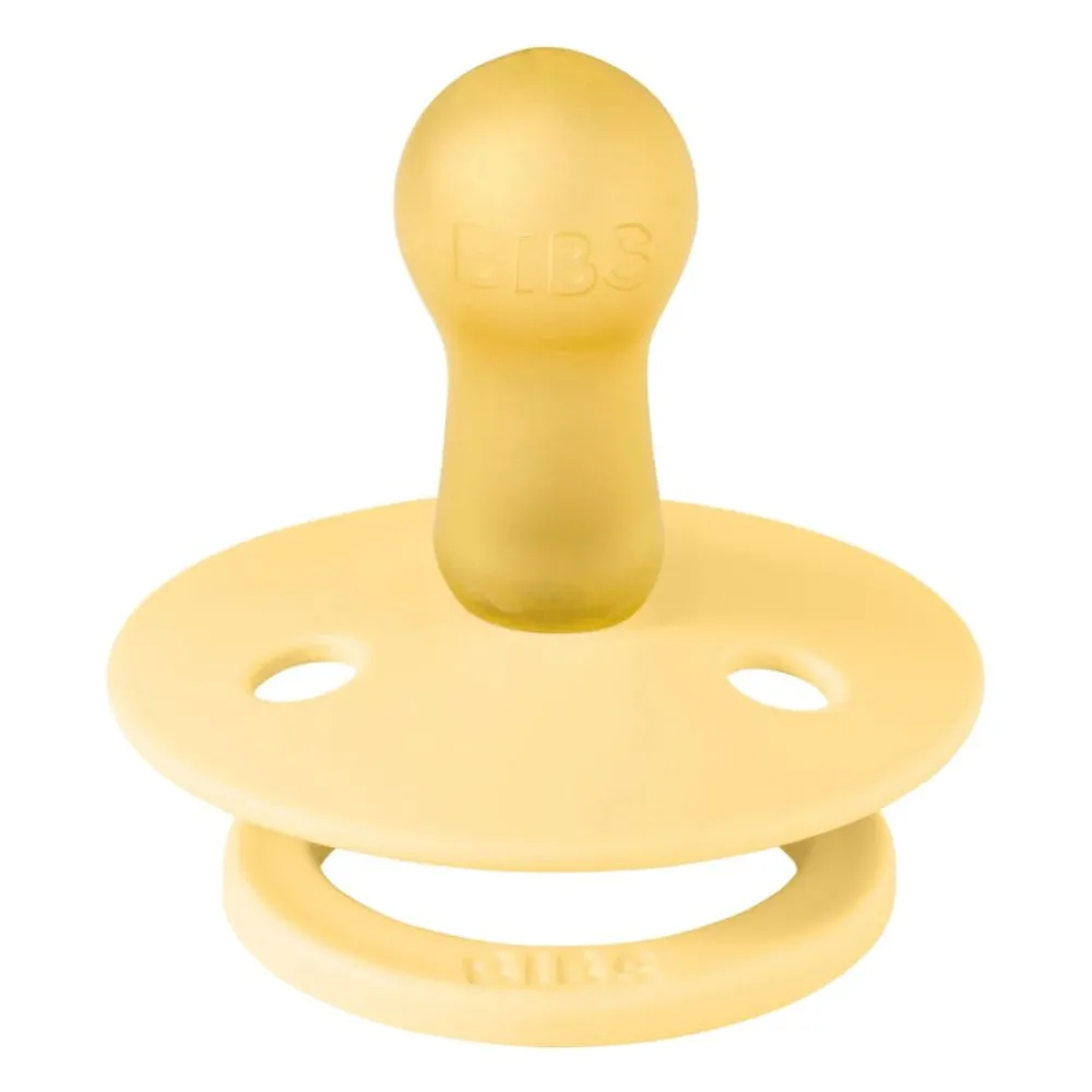 BIBS Smokk, Ladybug Friends, Latex, Size 3, Pale Butter New