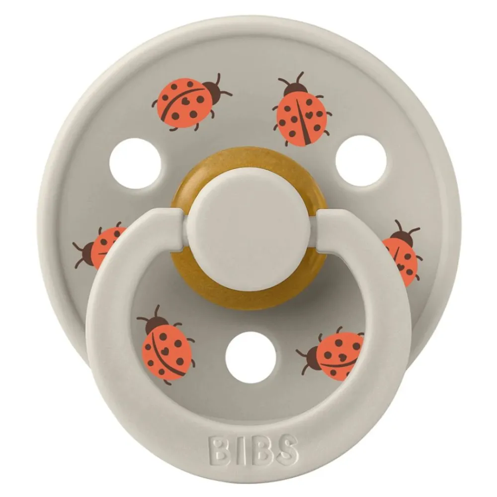 BIBS Smokk, Ladybug Friends, Latex, Size 2, Sand Online