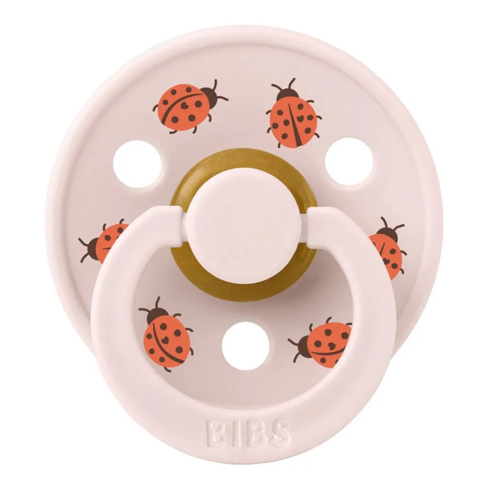 BIBS Smokk, Ladybug Friends, Latex, Size 1, Petal New
