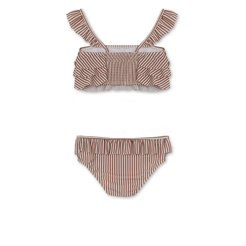 MINI A TURE Bikini, , Giulia, Acorn Brown Stripes