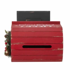 Bloomingville Carlo Deco Postkasse, Rød Outlet