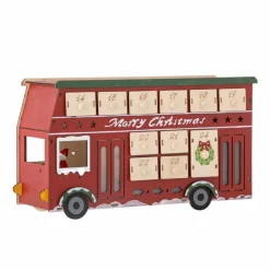 Bloomingville Edward Kalender m/lys, Rød Online