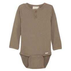 Body LS Rib, Minymo, Taupe Gray Clearance