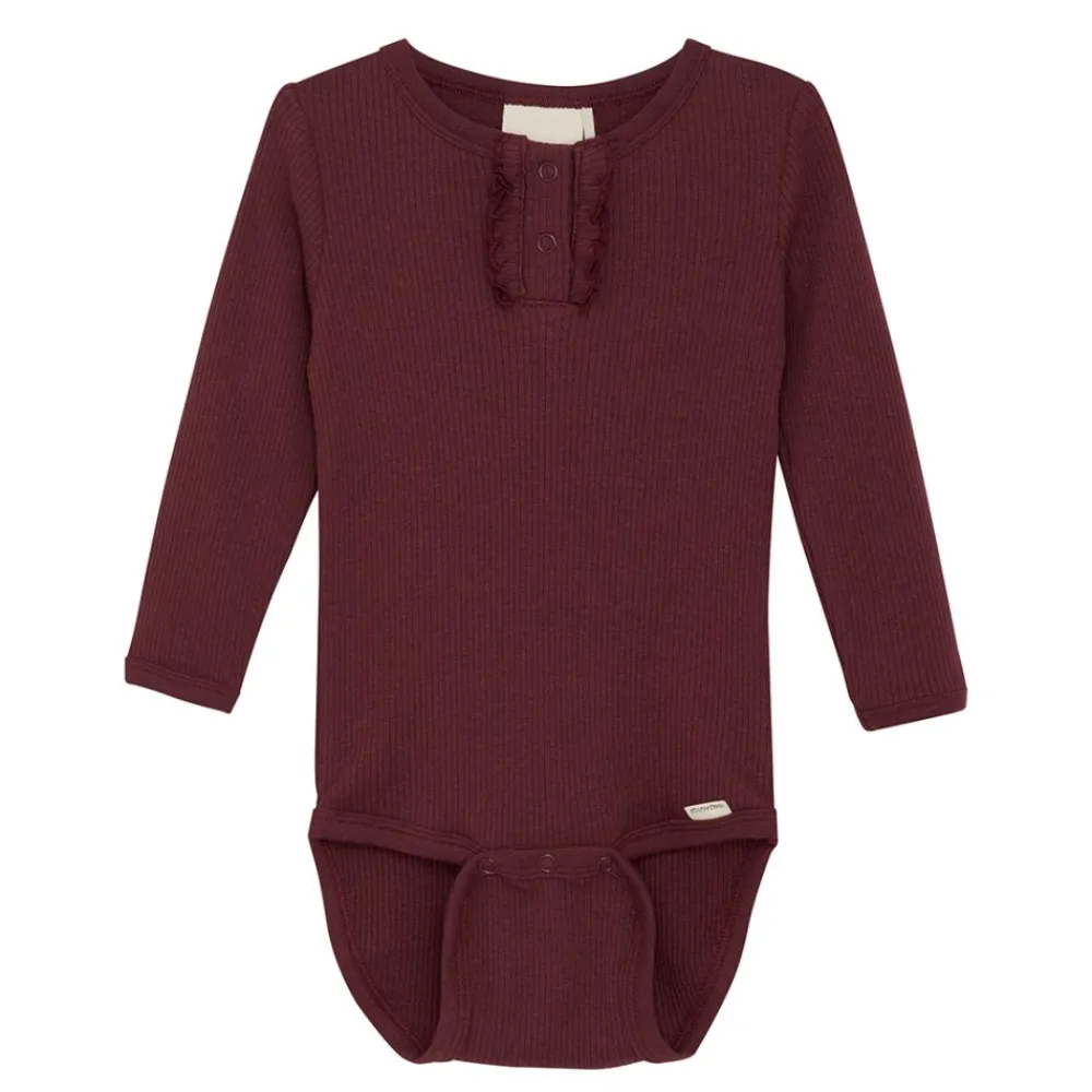 Body LS Rib, Minymo, Tawny Port Sale