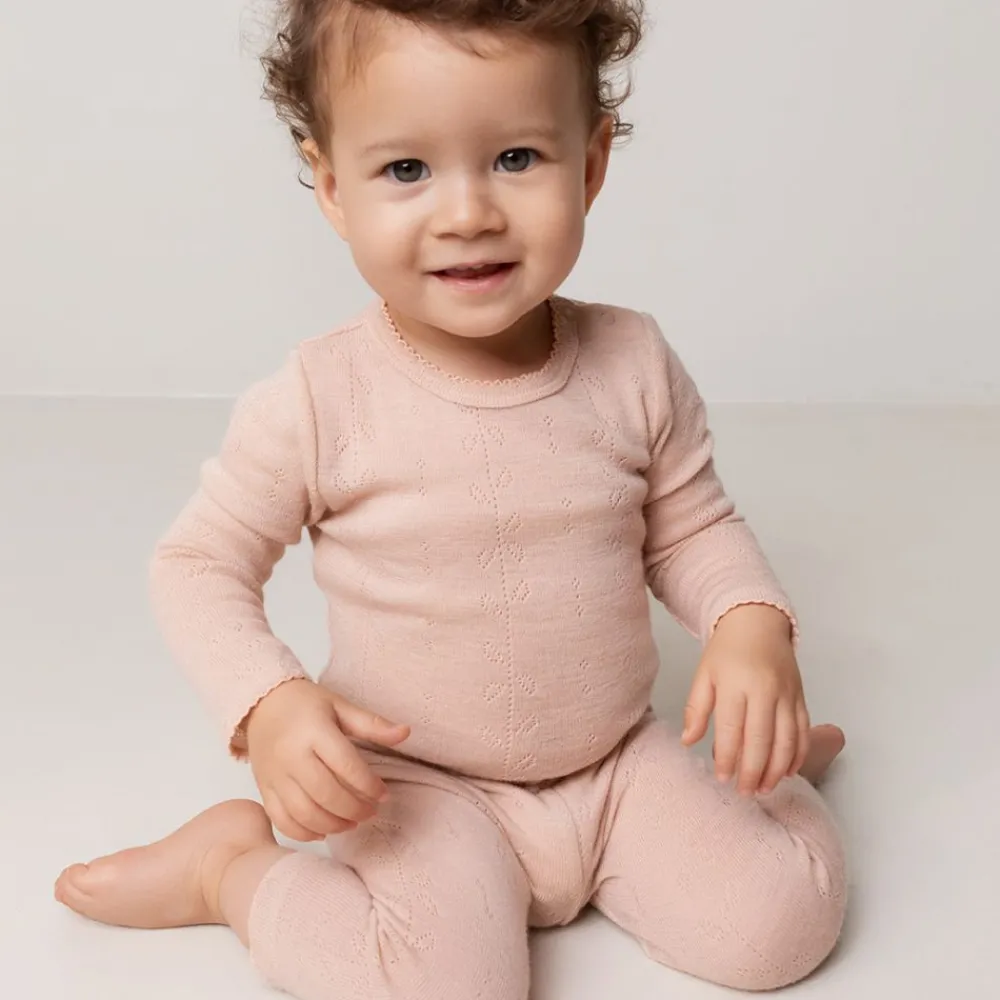 Marmar Body, , Wool Pointelle, Burnt Rose