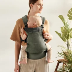 Babybjørn Bæresele, Harmony, 3D-Mesh, Mørkegrønn Hot