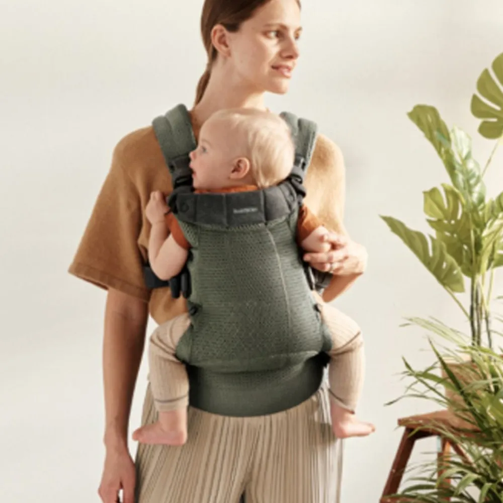 Babybjørn Bæresele, Harmony, 3D-Mesh, Mørkegrønn Hot