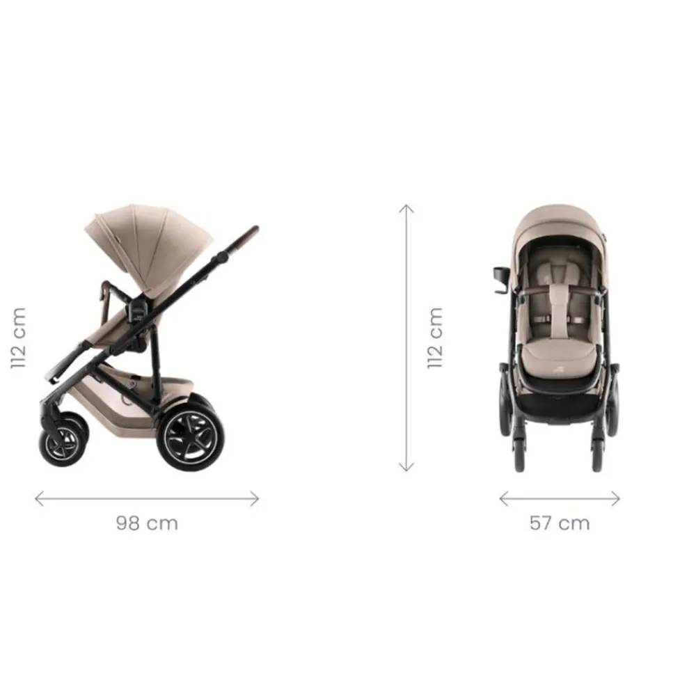 Britax Barnevogn, Smile 5Z, STYLE Teak Discount