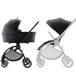 Britax Rio, Carbon Black, Komplett barnevogn Best