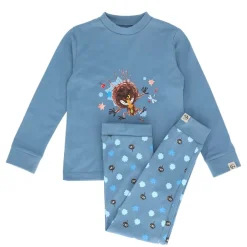 Gullkorn Bukkene Pysjamas, Design, Tåkeblå Outlet