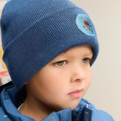 Gullkorn Bukkene Ull Lue, Design, Stormblå