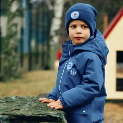 Gullkorn Bukkene Ull Lue, Design, Stormblå