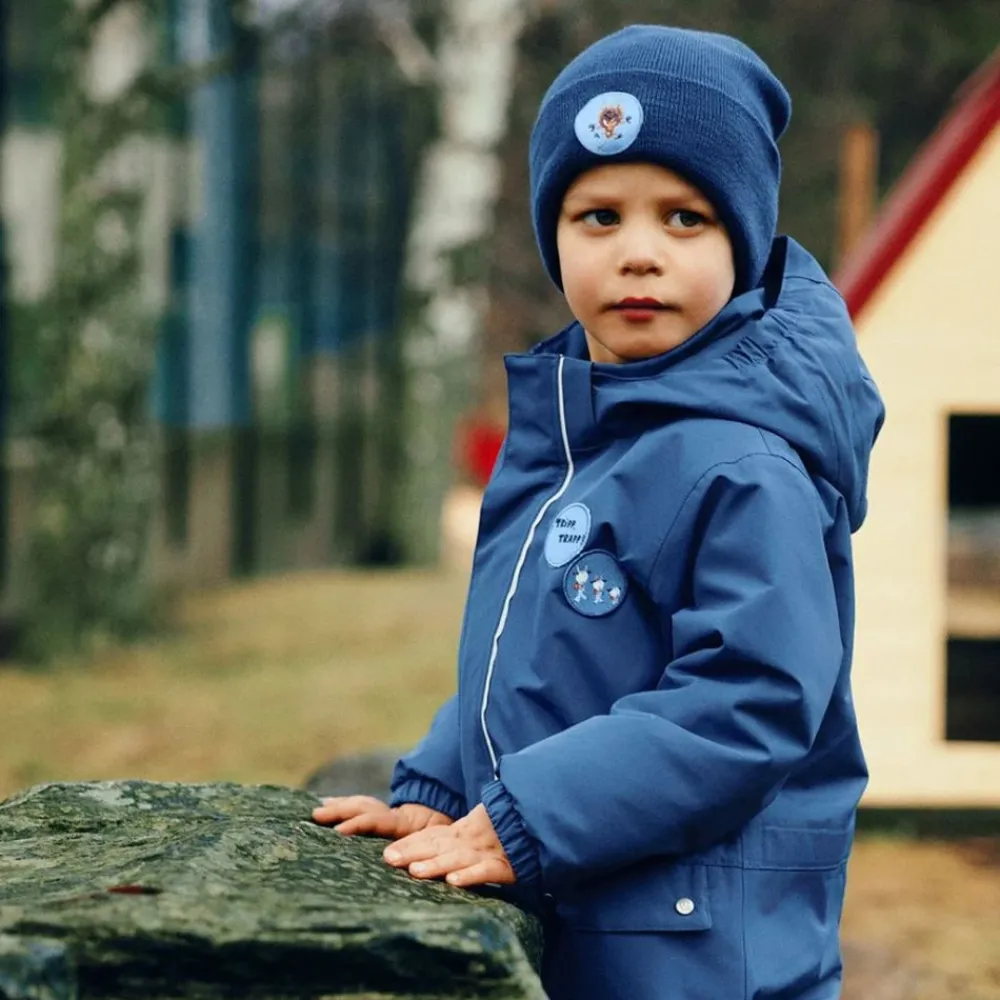 Gullkorn Bukkene Ull Lue, Design, Stormblå