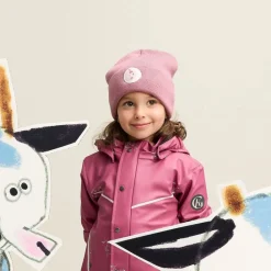 Gullkorn Bukkene Ull Lue, Design, Støvrosa