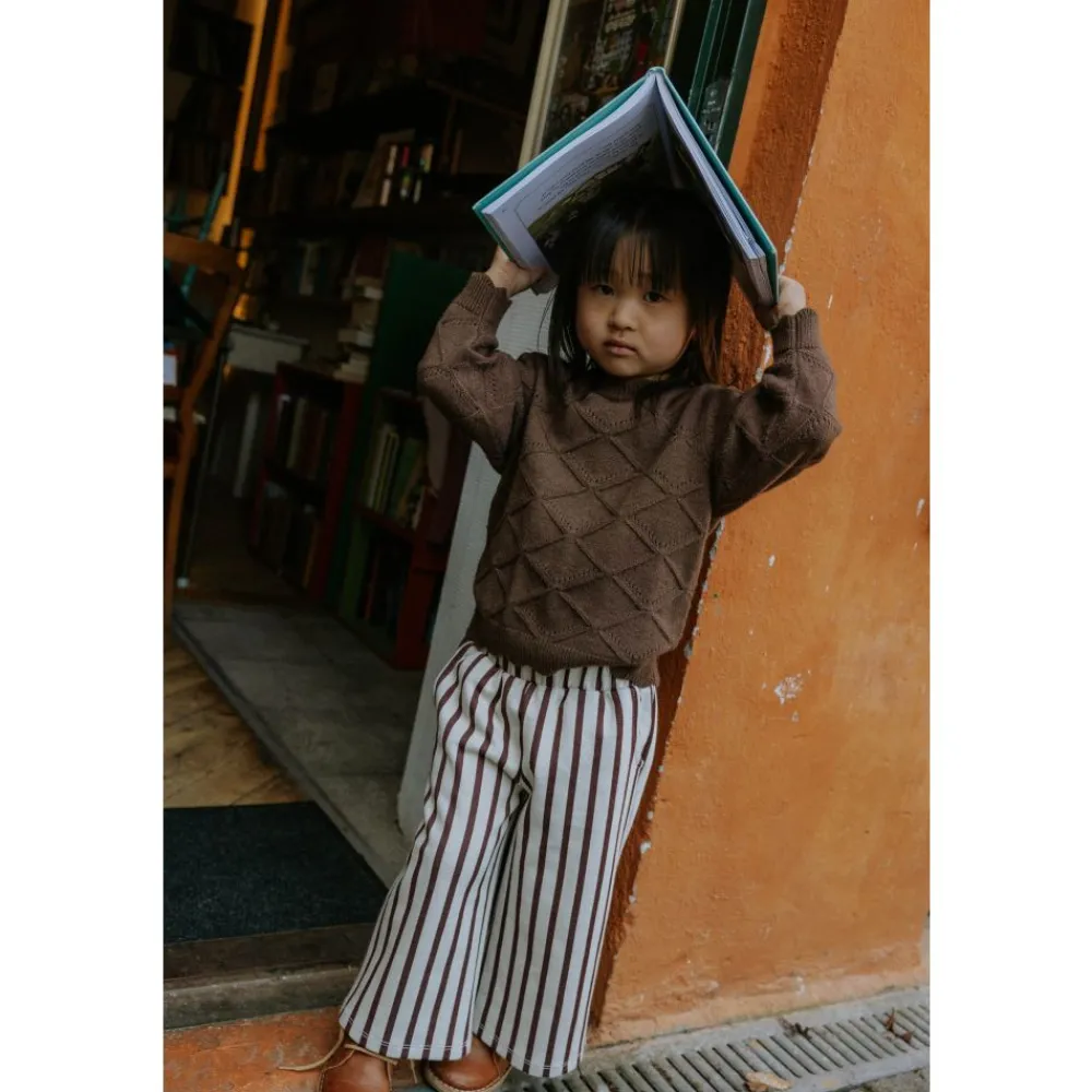 Bukse, Fliink, Elly, Sandshell Stripe Clearance