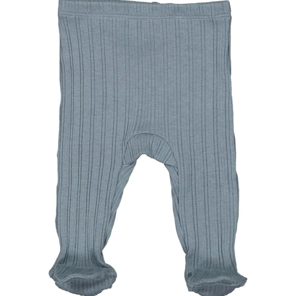 Marmar Bukse, , Modal Pointelle Rib, Pixa, Blue Dove